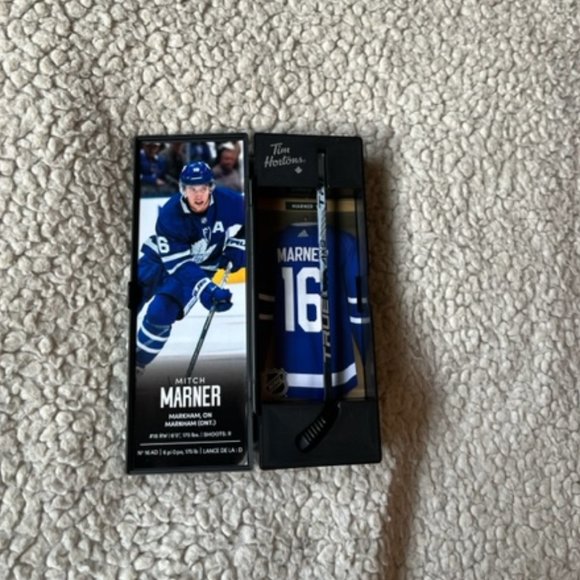 Tim Hortons NHL Limited Edition Mitch Marner No 16 Mini Hockey Stick and Locker - Picture 12 of 13
